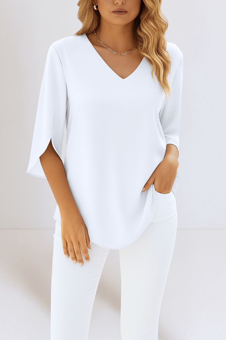 Emilie | V-Neck Blouse