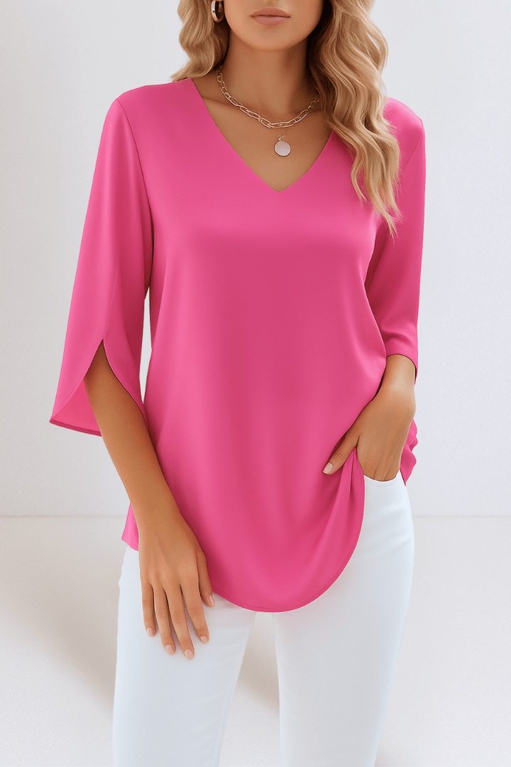 Emilie | V-Neck Blouse