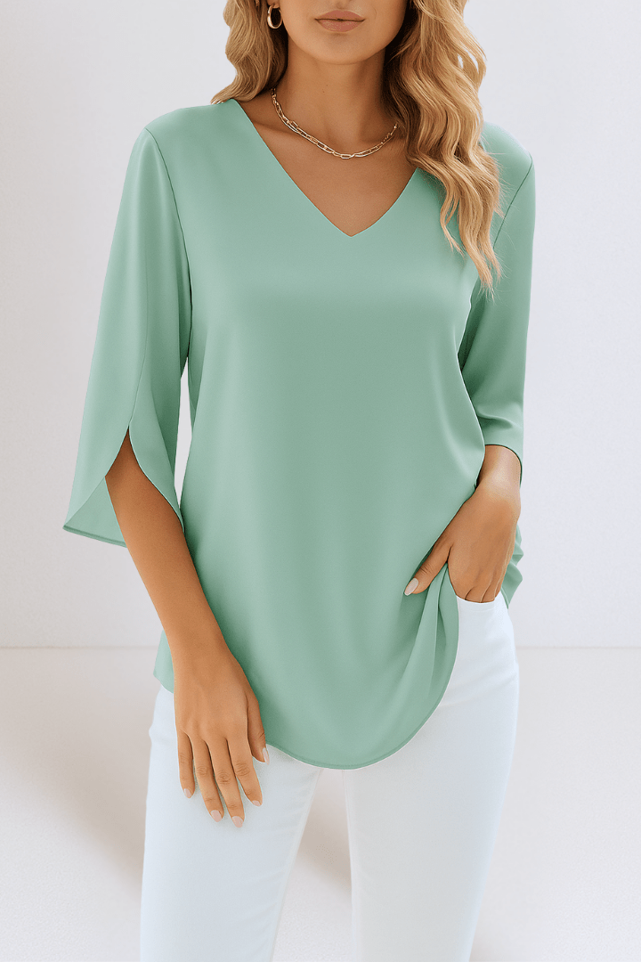 Emilie | V-Neck Blouse