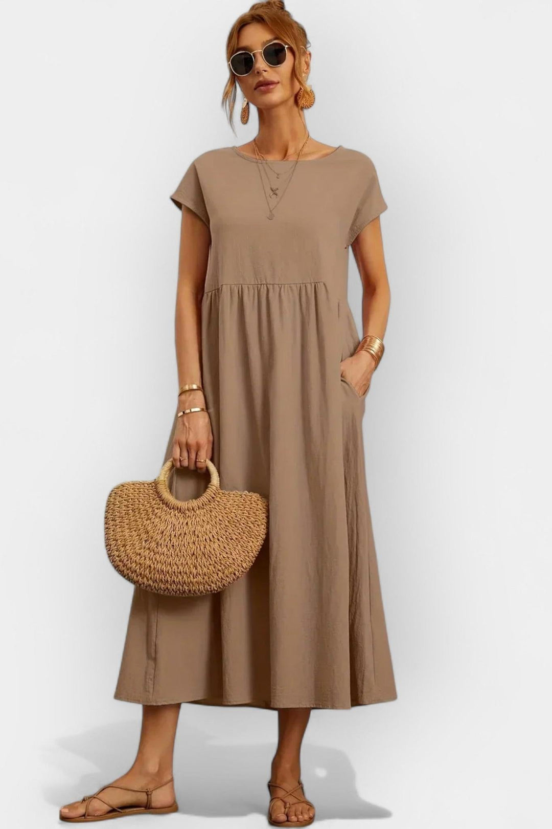 Filippa | Cotton Midi Dress