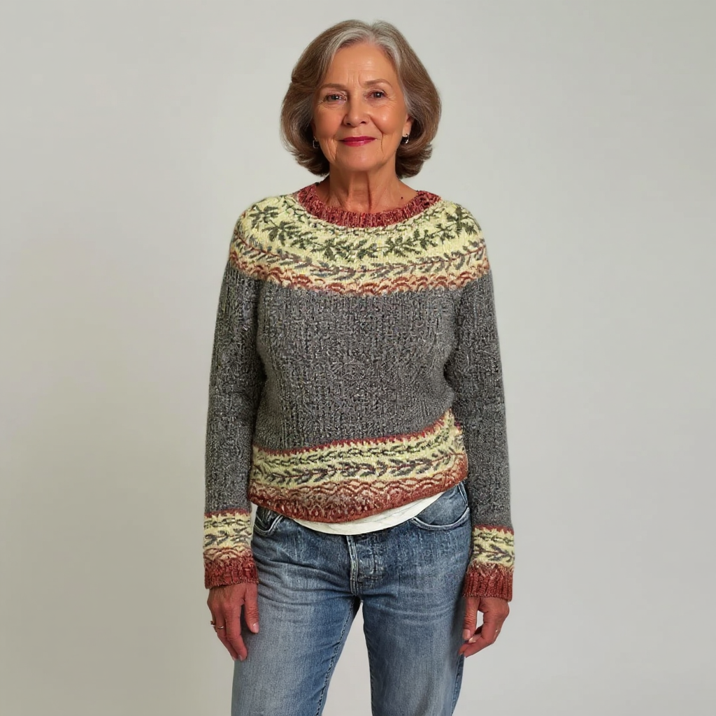 Frances | Retro Island Knit Sweater