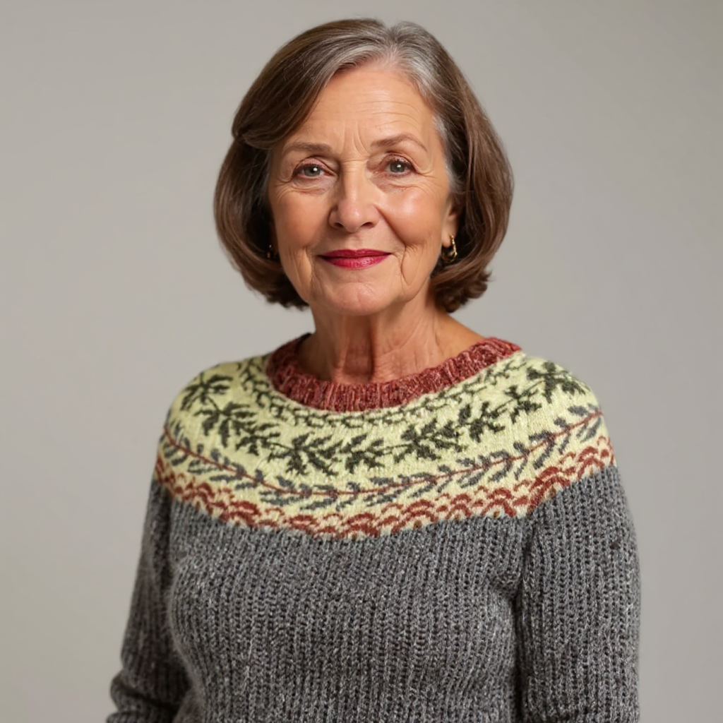 Frances | Retro Island Knit Sweater