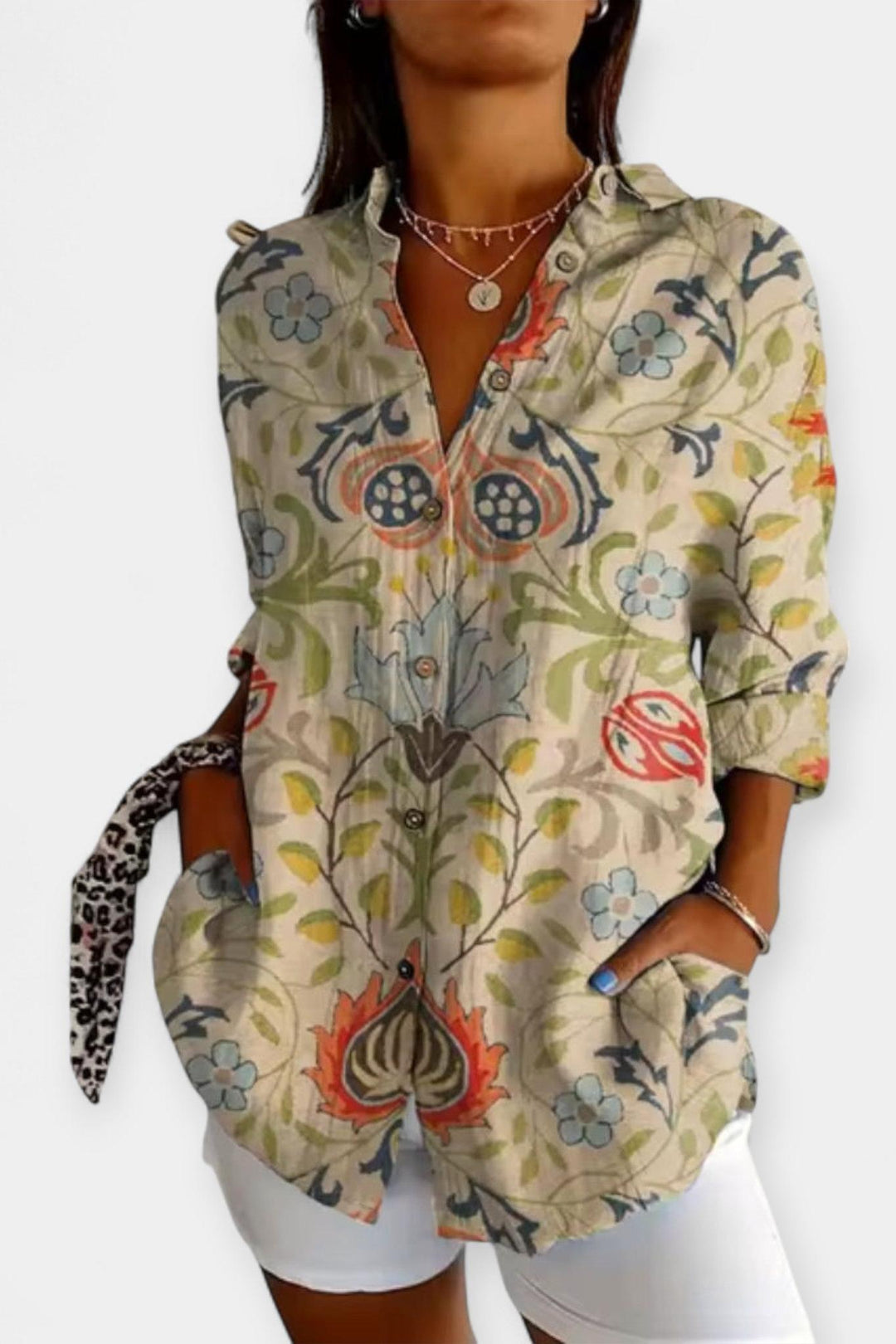 Frida | Floral Print Shirt