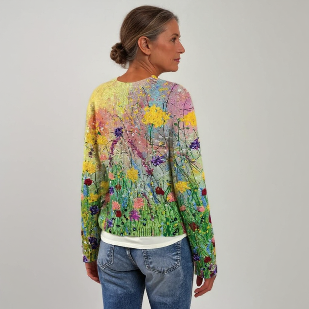 Grace | Retro Island Knit Sweater