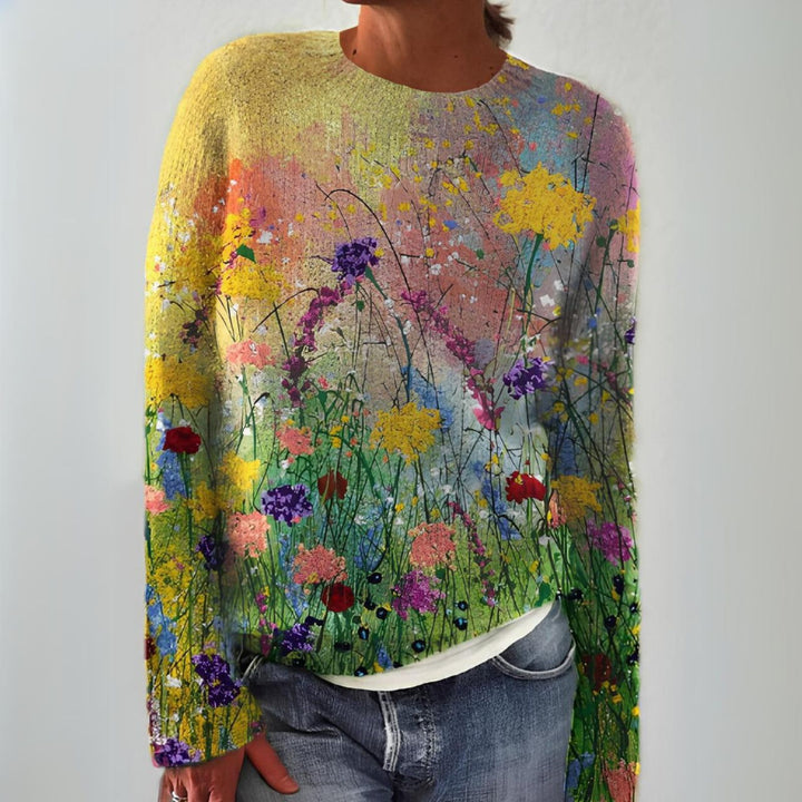 Grace | Retro Island Knit Sweater