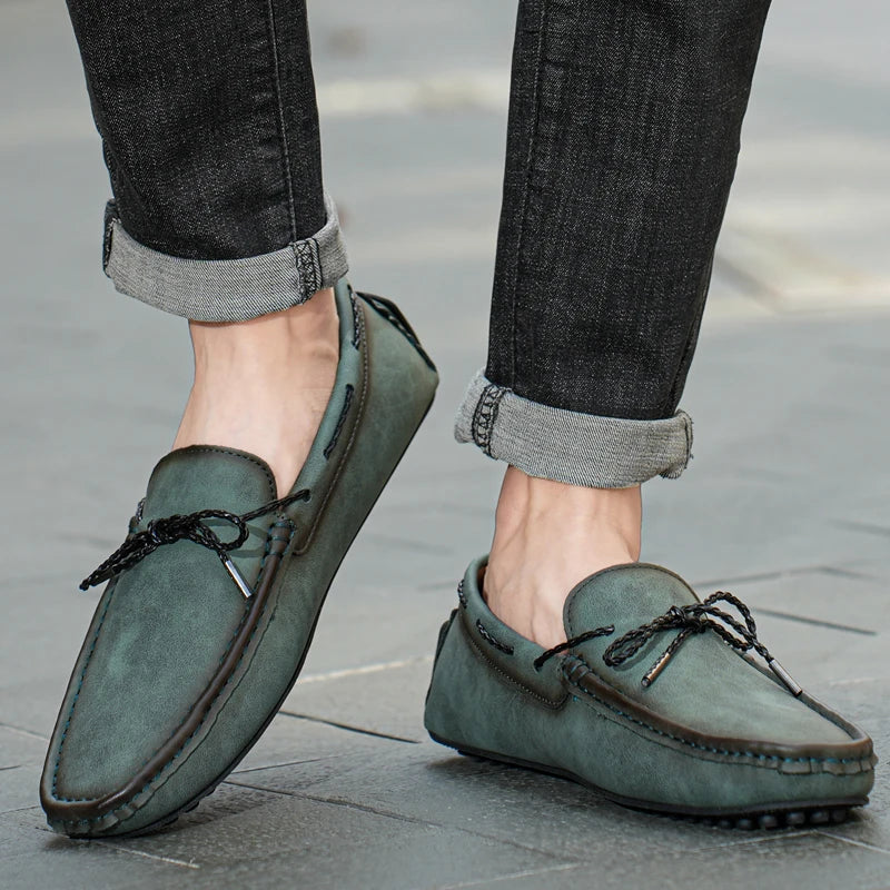Handcrafted Suede Loafers