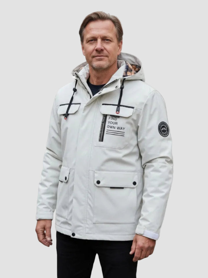 Harden | Herre vinterjakke med hætte