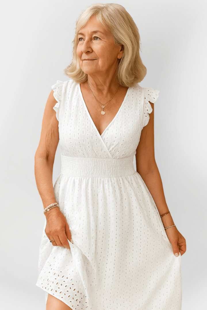 Henriette | Ruffled Waist Dress