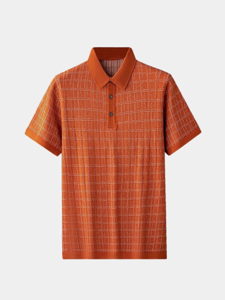 Holger™ | Classic Black Knit Polo