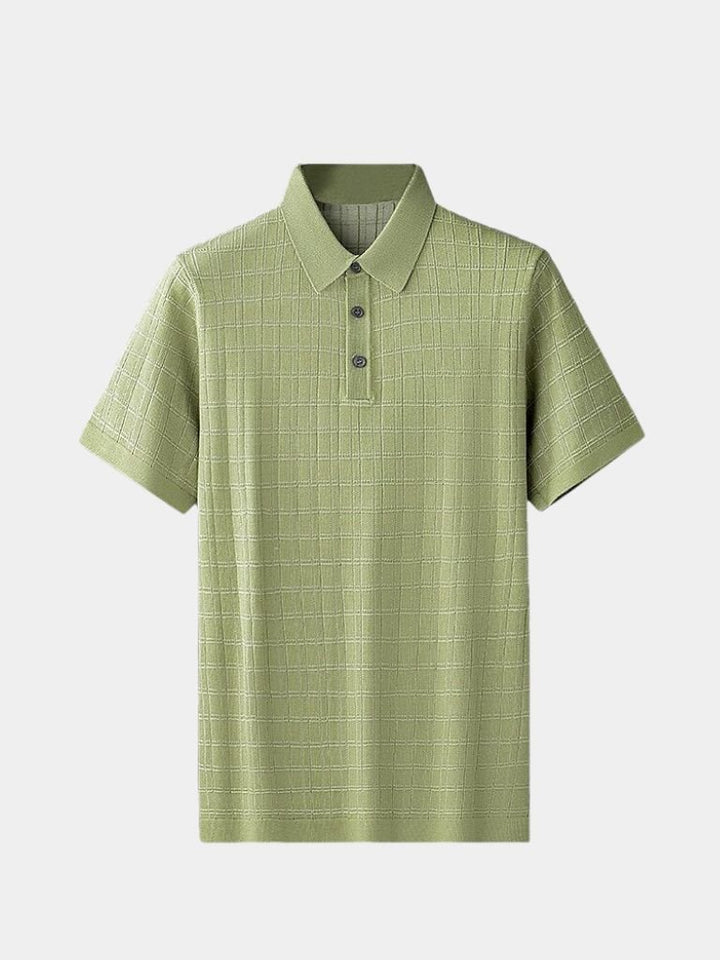 Holger™ | Classic Black Knit Polo