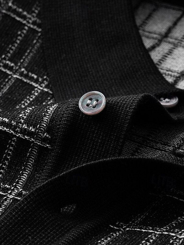 Holger™ | Classic Black Knit Polo