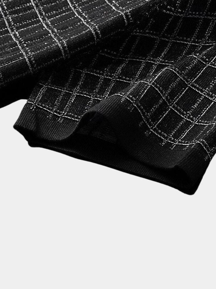 Holger™ | Classic Black Knit Polo