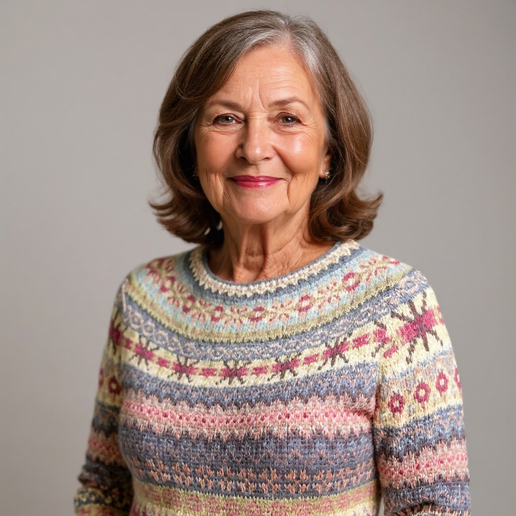 Holly | Retro Island Sweater