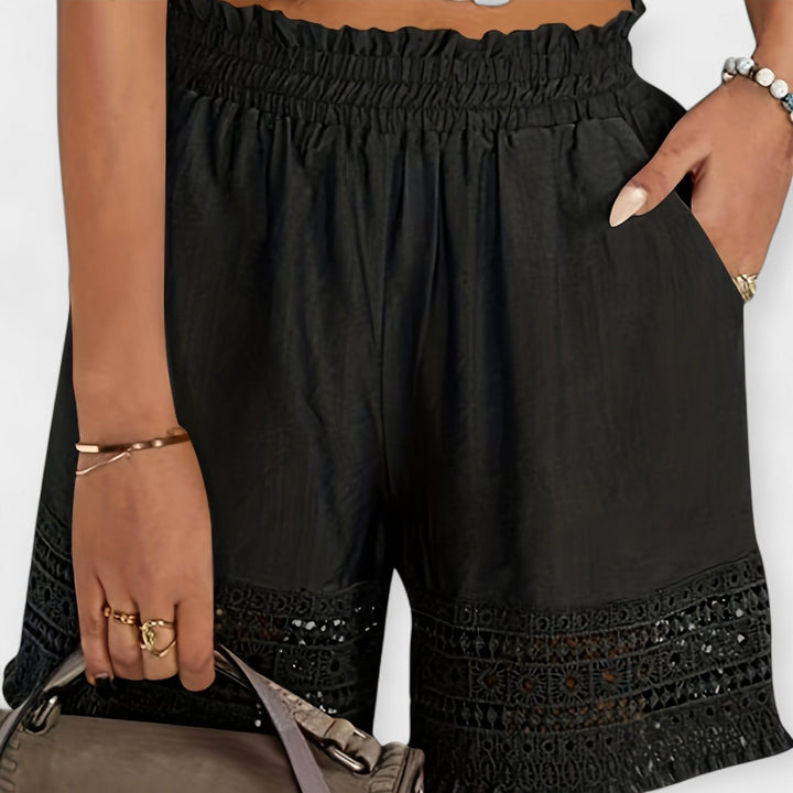 Ida | Blonde Denim Shorts