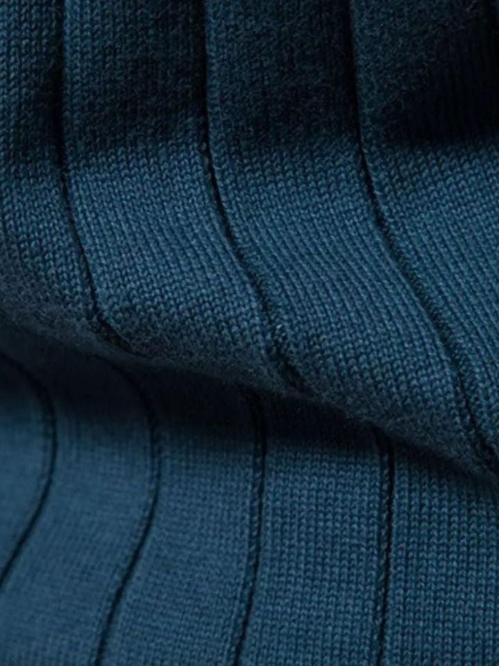 Jacquard | Strikket Cardigan med Lynlås