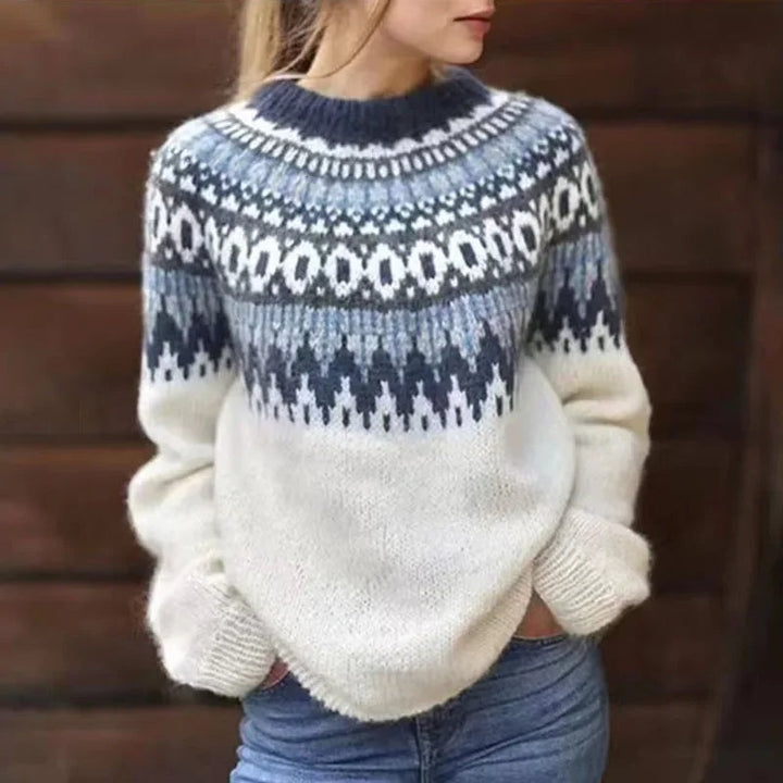 Janet | Retro Island Knit Sweater