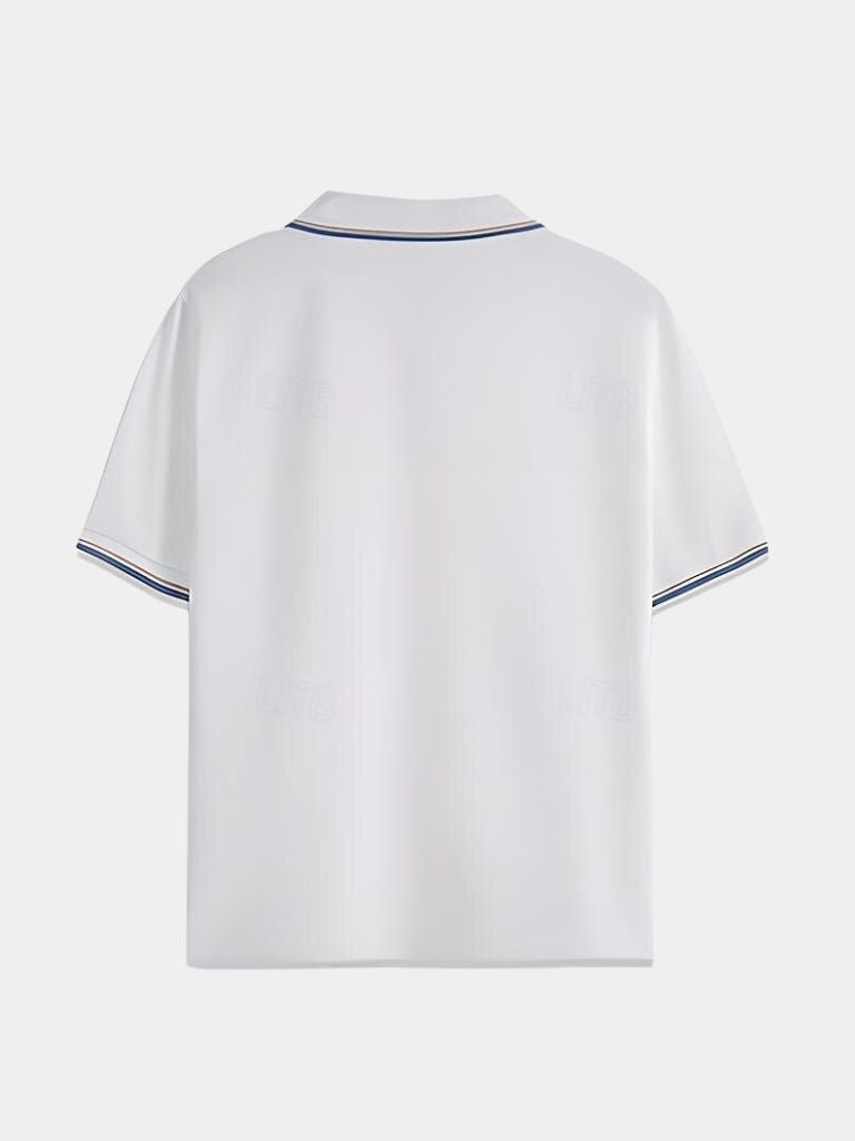 Jesper™ | Noir V-Neck Polo