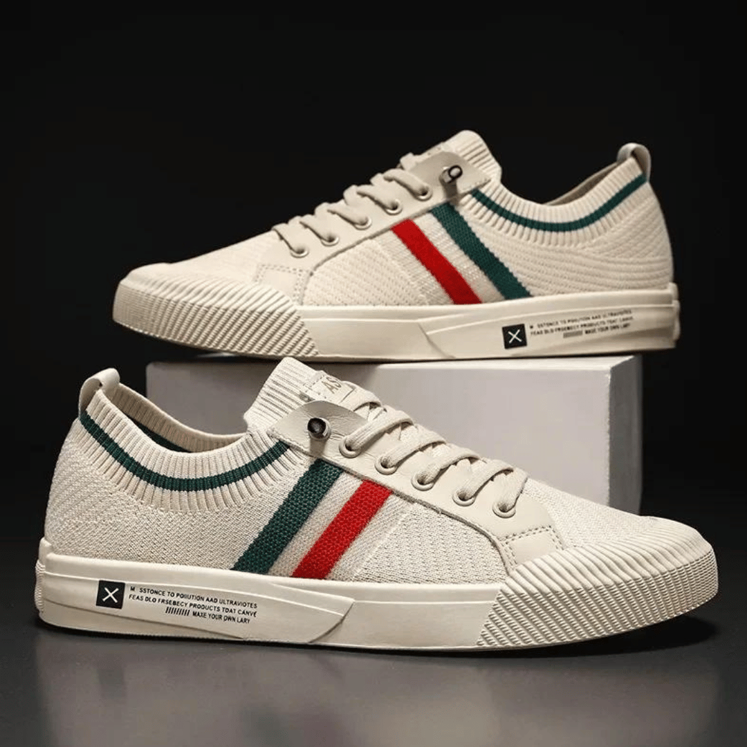 Jon™ | Striped Sneakers