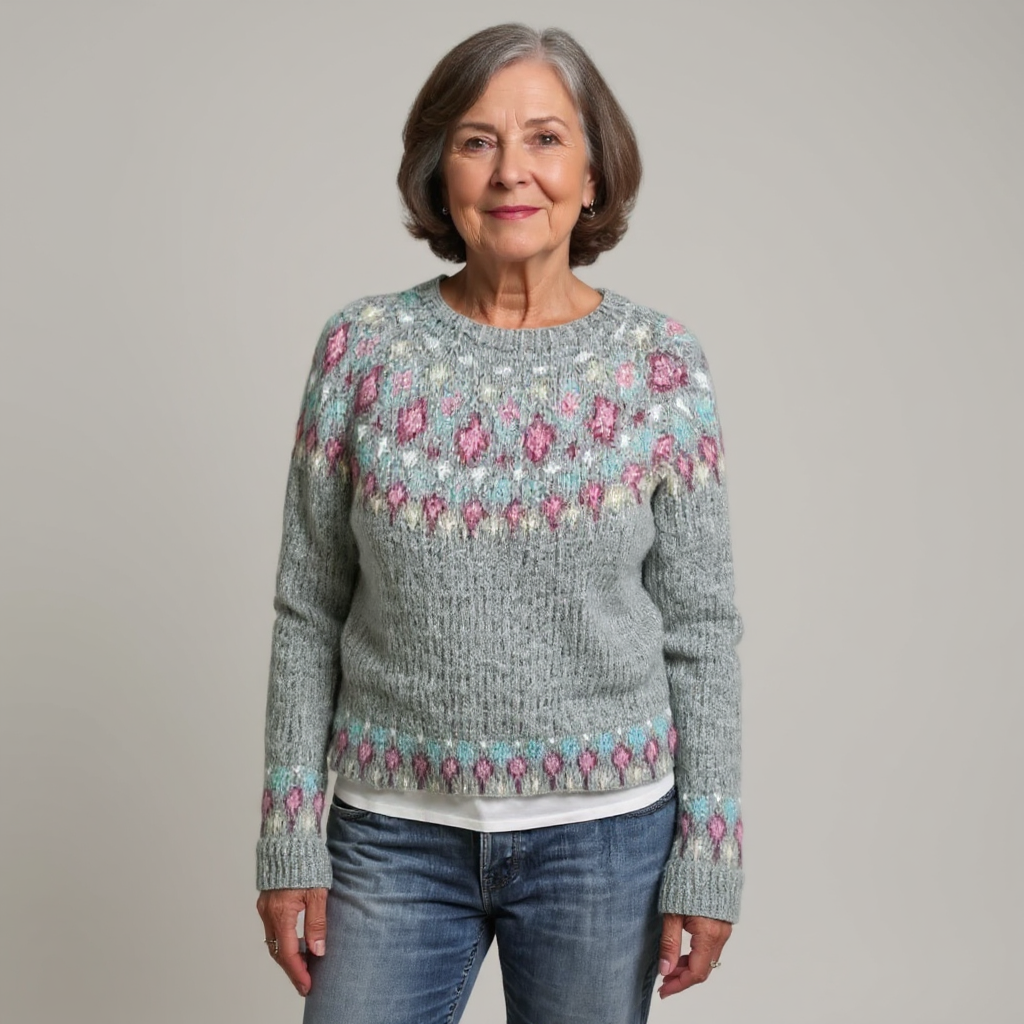 Julia | Retro Island Sweater
