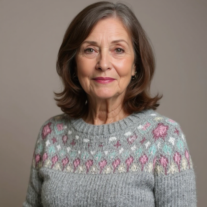 Julia | Retro Island Sweater