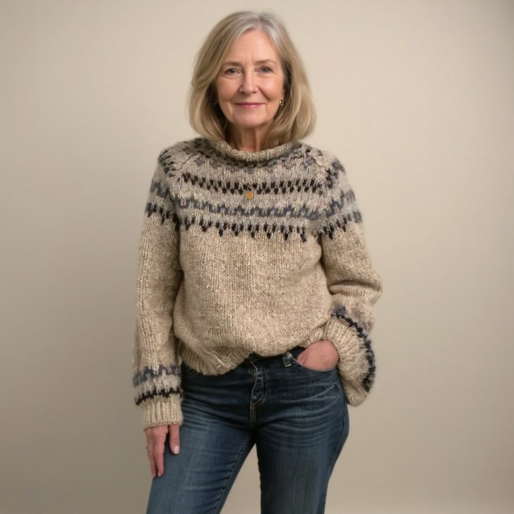 Karen | Retro Island Knit Sweater