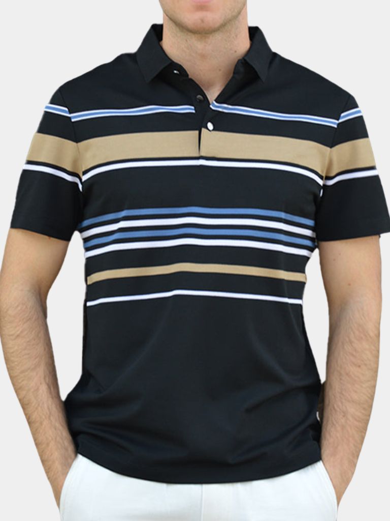 Kasper™ | Sunset Striped Polo