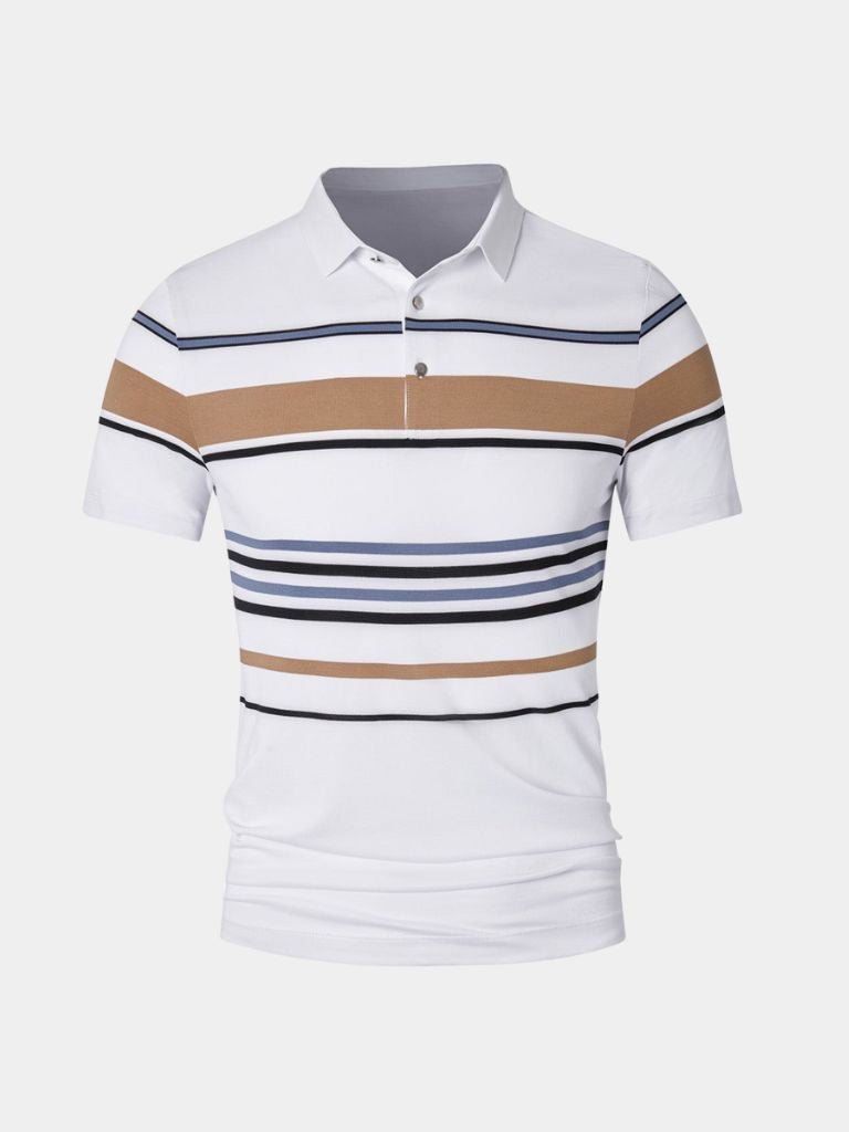 Kasper™ | Sunset Striped Polo