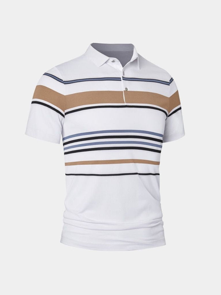 Kasper™ | Sunset Striped Polo