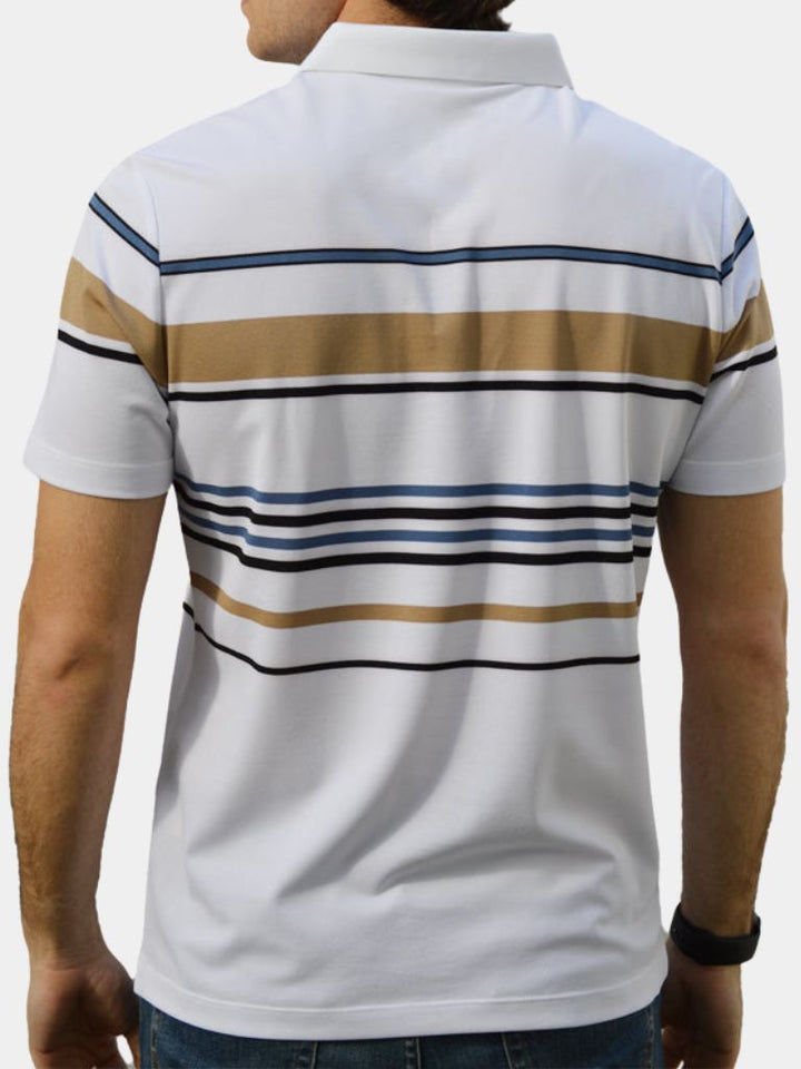 Kasper™ | Sunset Striped Polo
