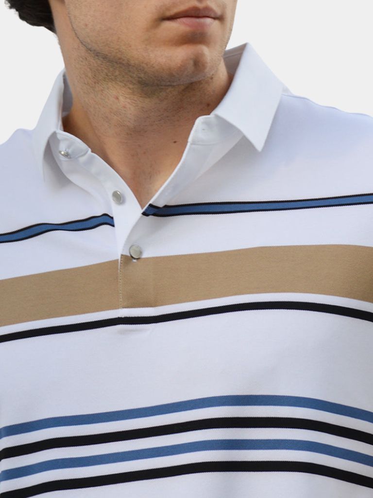 Kasper™ | Sunset Striped Polo