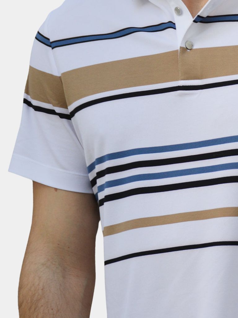 Kasper™ | Sunset Striped Polo