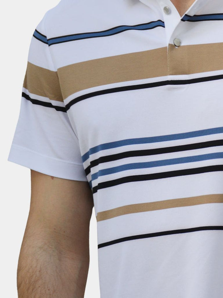 Kasper™ | Sunset Striped Polo