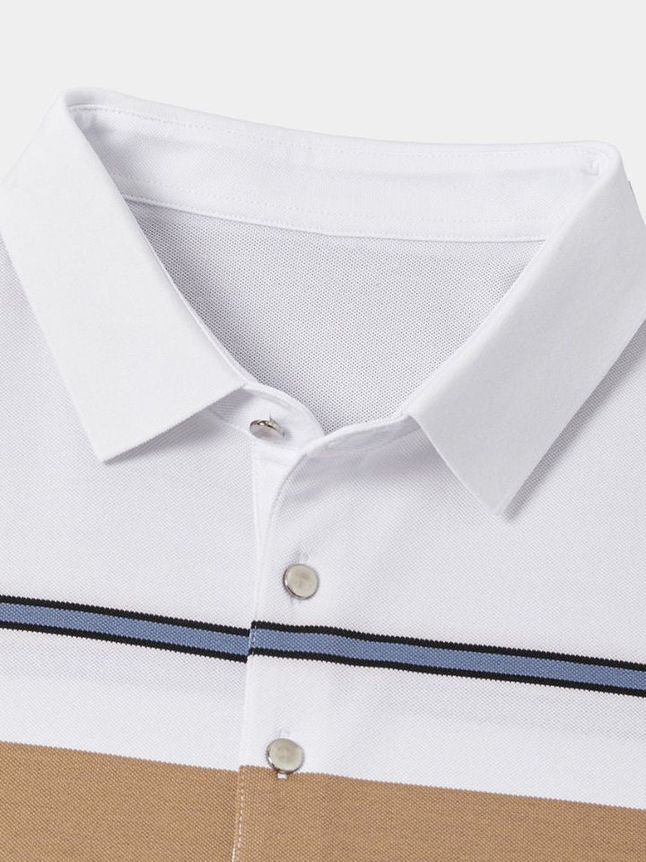 Kasper™ | Sunset Striped Polo