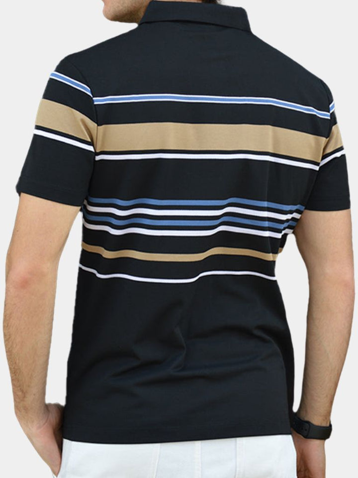 Kasper™ | Sunset Striped Polo