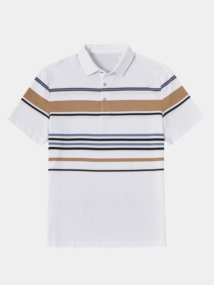 Kasper™ | Sunset Striped Polo