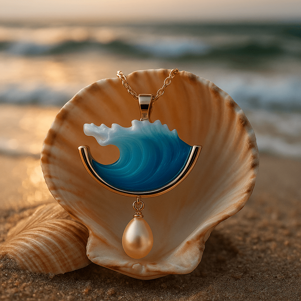 Katrine | Bølgeperle Pendant