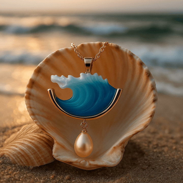 Katrine | Bølgeperle Pendant