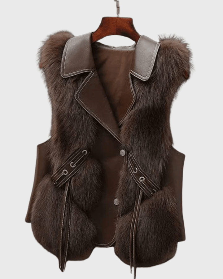 Katrine | Sophisticated Leather Vest