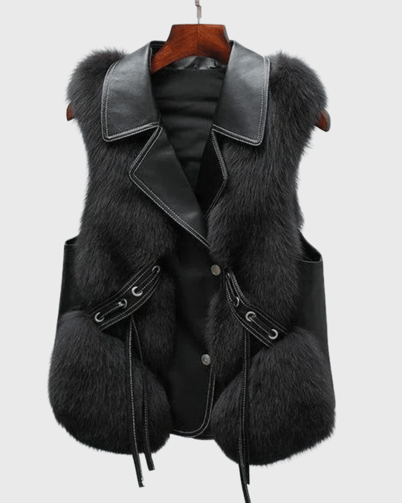 Katrine | Sophisticated Leather Vest