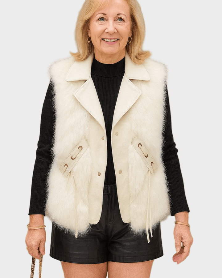 Katrine | Sophisticated Leather Vest