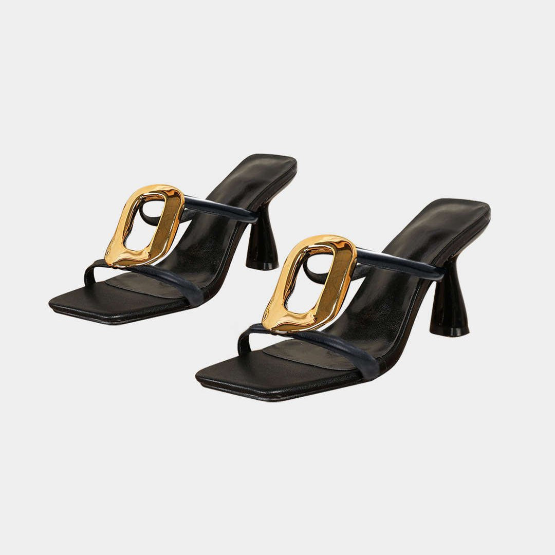 Katrine | Metal Shine High Heels