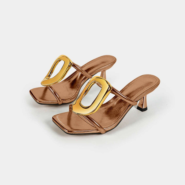 Katrine | Metal Shine High Heels