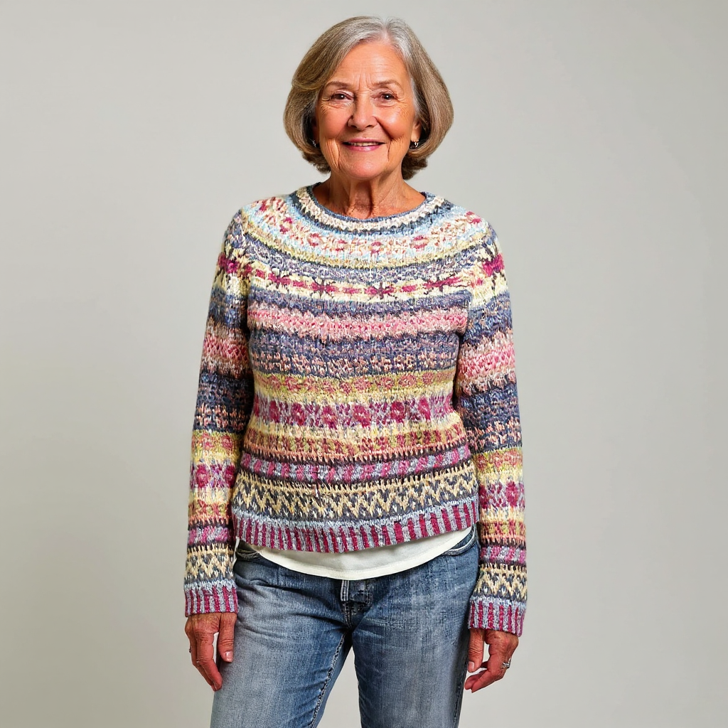 Keira | Retro Island Knit Sweater