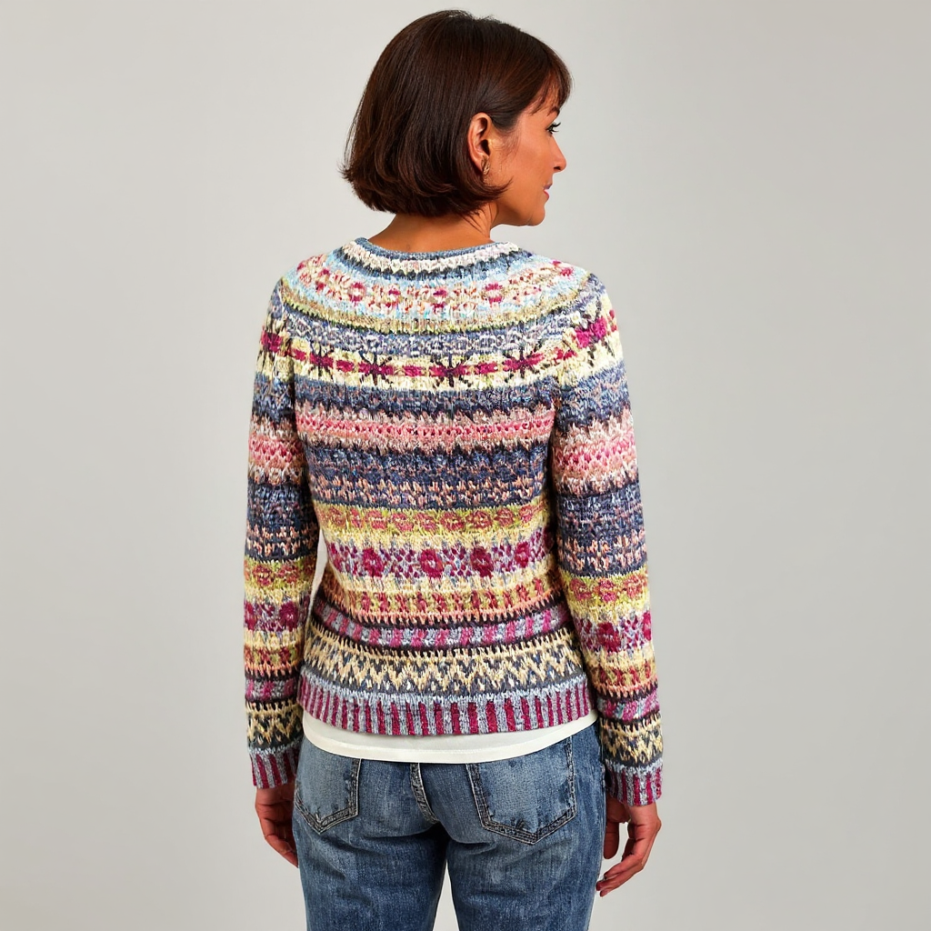 Keira | Retro Island Knit Sweater