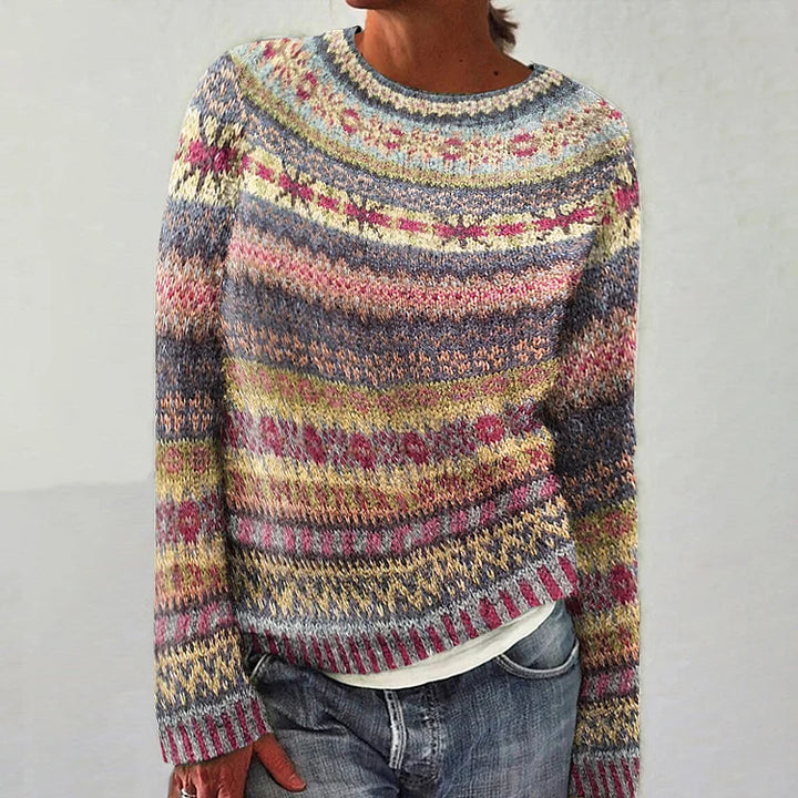 Keira | Retro Island Knit Sweater