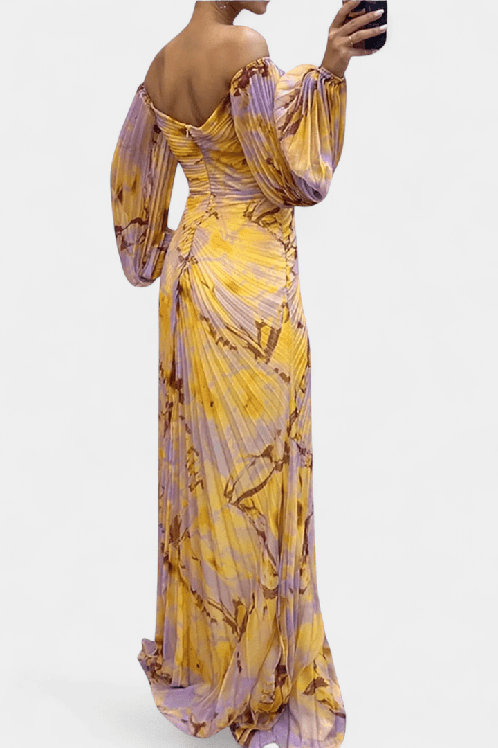 Kirstine | Plissé Maxi Dress