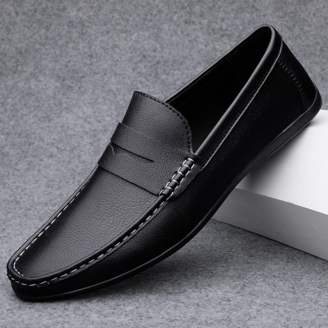 Traditionelle Italienske Læder Loafers