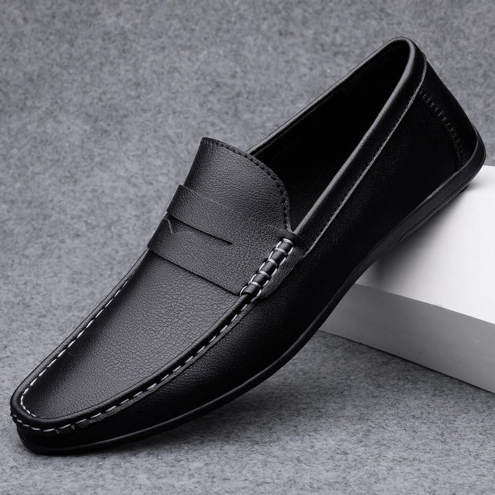 Traditionelle Italienske Læder Loafers
