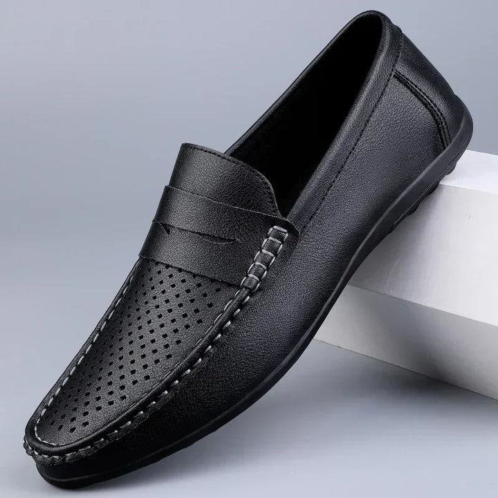 Traditionelle Italienske Læder Loafers