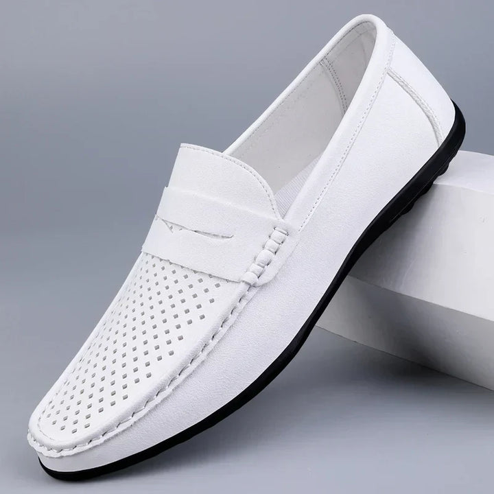 Traditionelle Italienske Læder Loafers